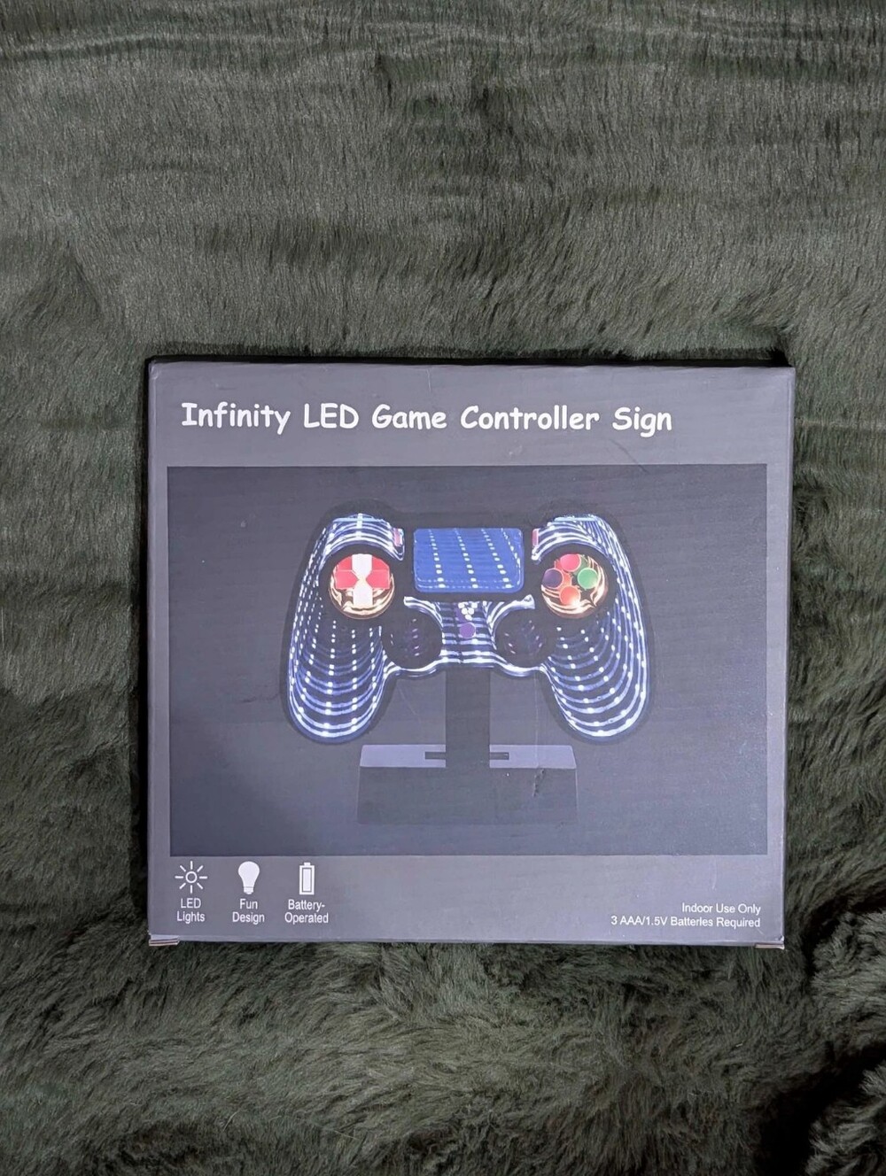 Brand New Battery Operated Infinity LED Game Controller Sign Display